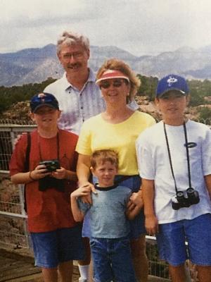 Yes - that is me in the "Penny" Hardaway hat, and jean shorts...
