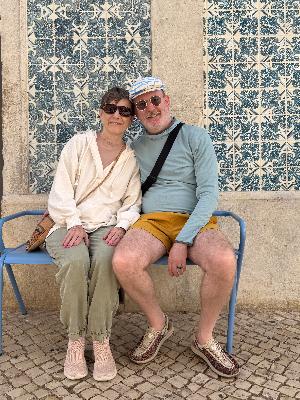 On our trip to Portugal and Istanbul shortly before mom was officially diagnosed.